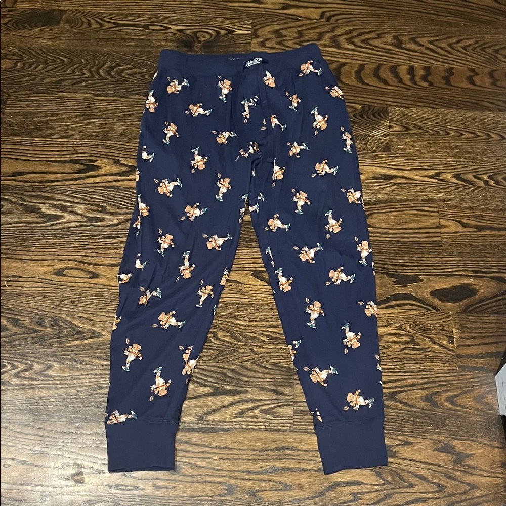Polo by Ralph Lauren Navy Joggers with Bear Print - Men's Sz Med - PRICE DROP!